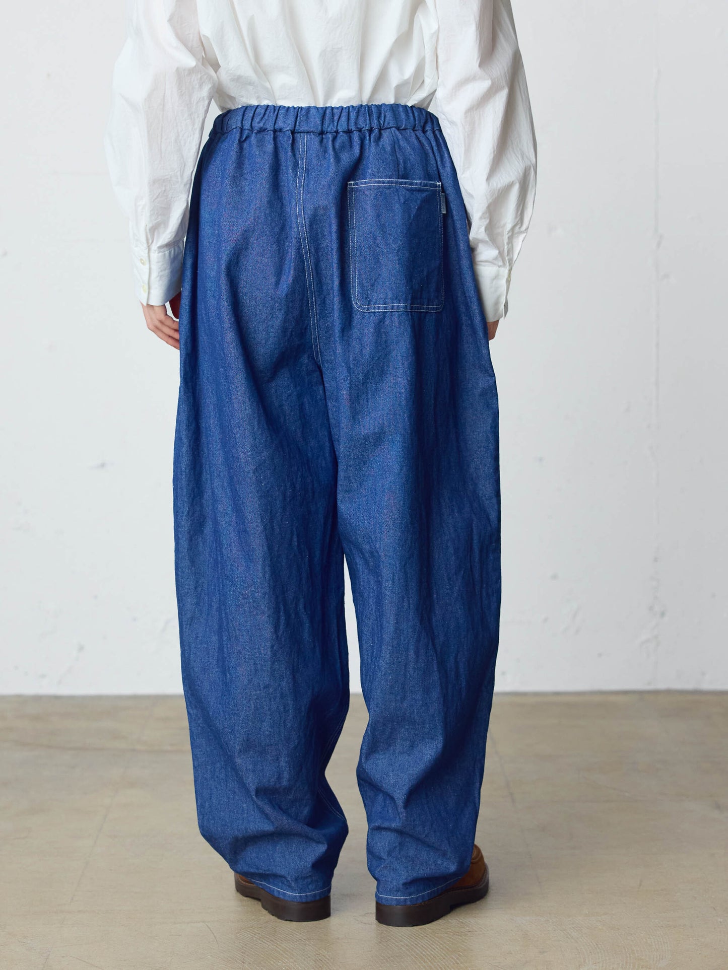 wide tapered denim