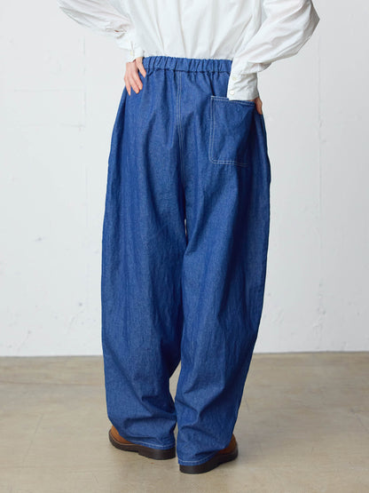 wide tapered denim