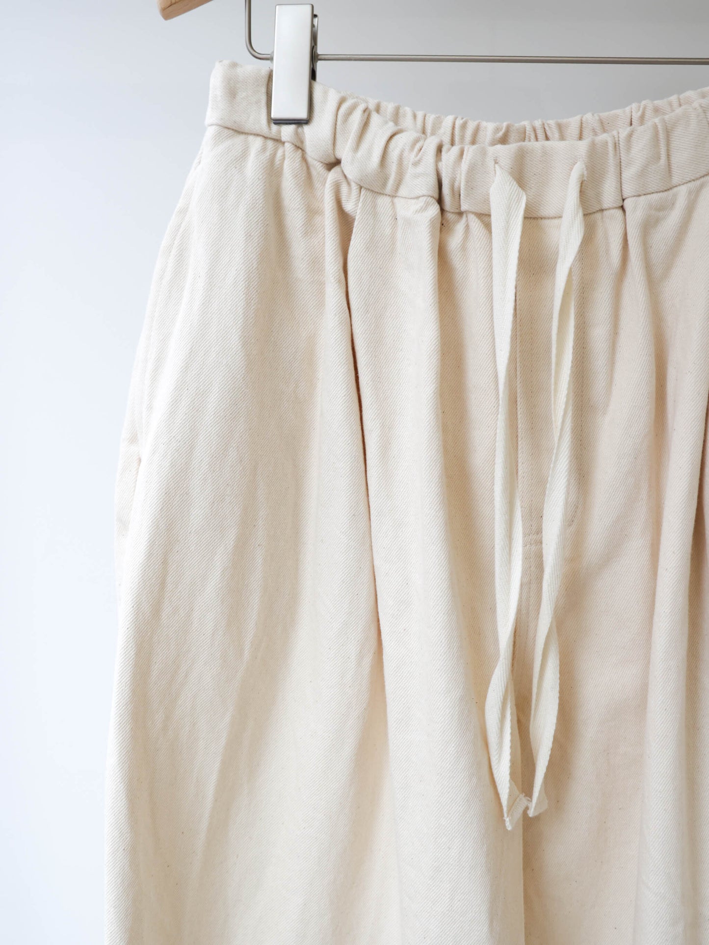 wide tapered denim