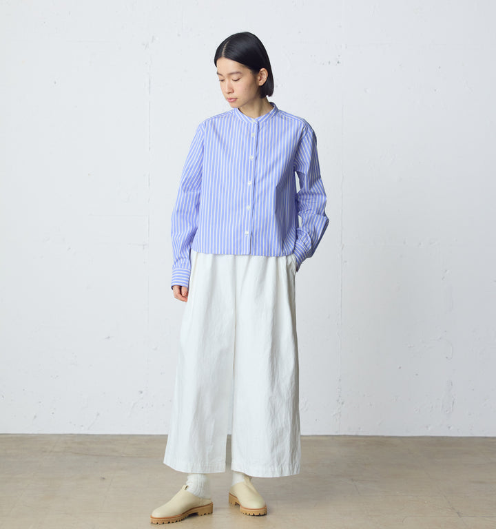 wide tuck denim