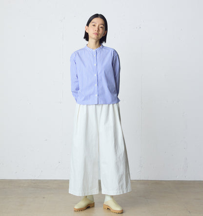 wide tuck denim