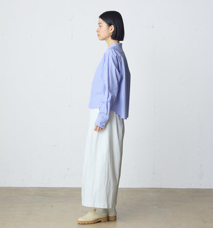 wide tuck denim