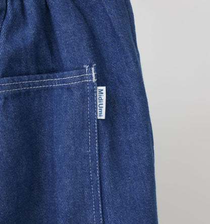 wide tuck denim