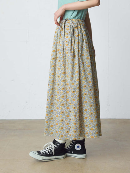 LIBERTY print farmer's skirt