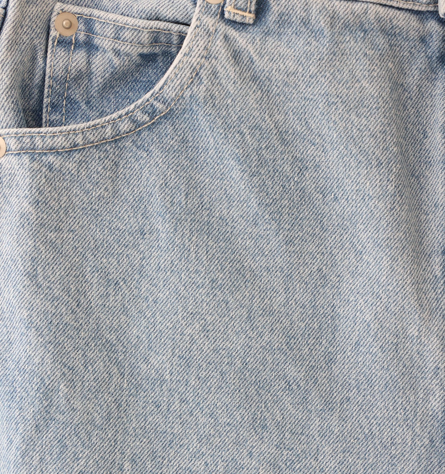 hi-waist curved denim