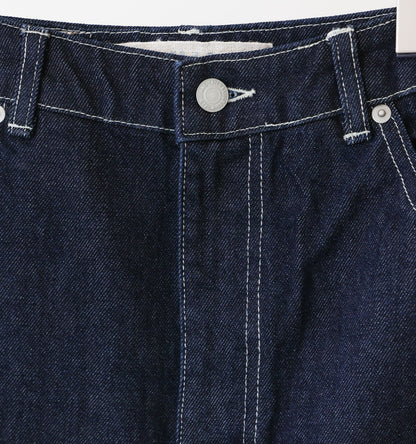 hi-waist curved denim