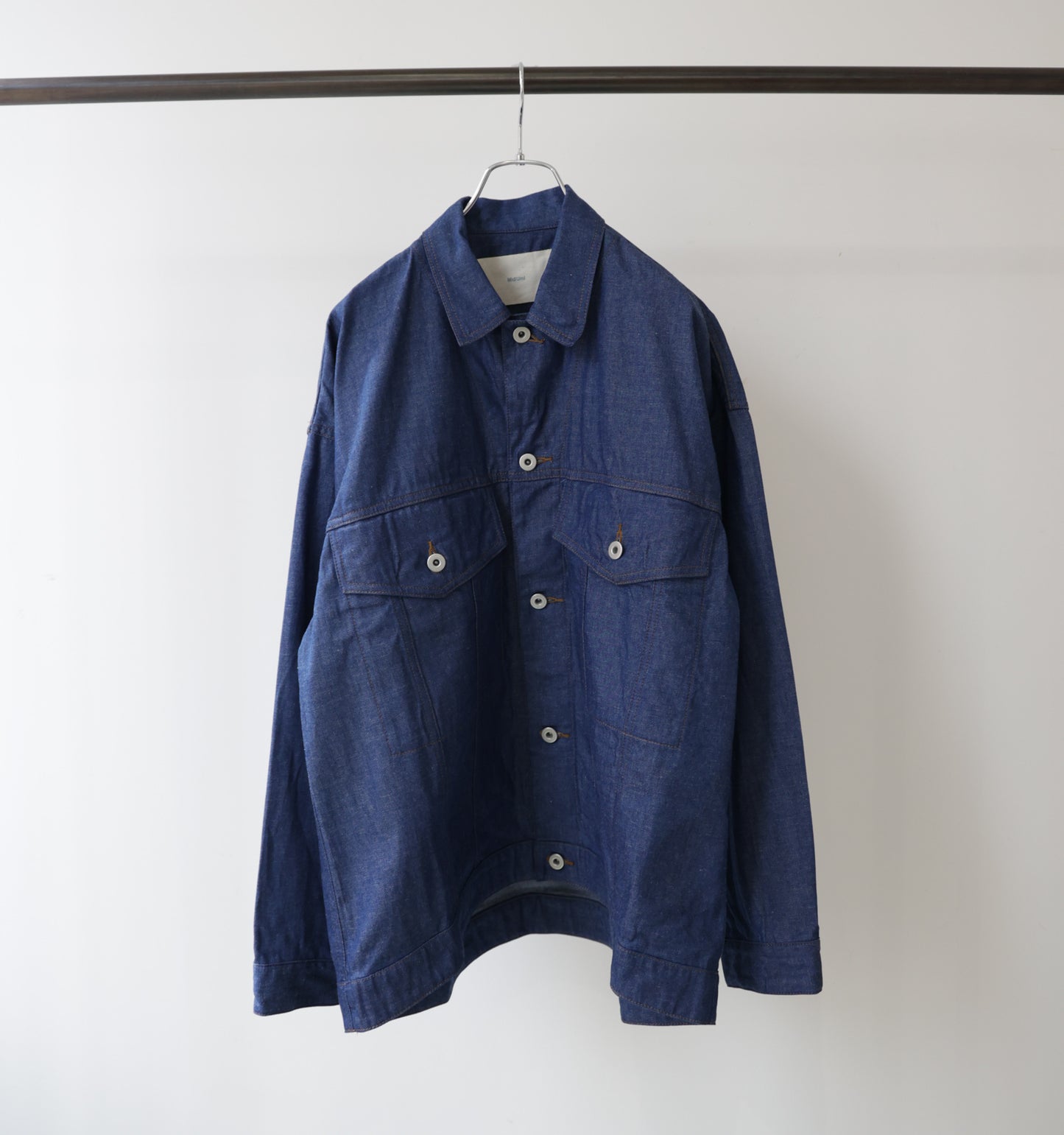 wide denim jacket