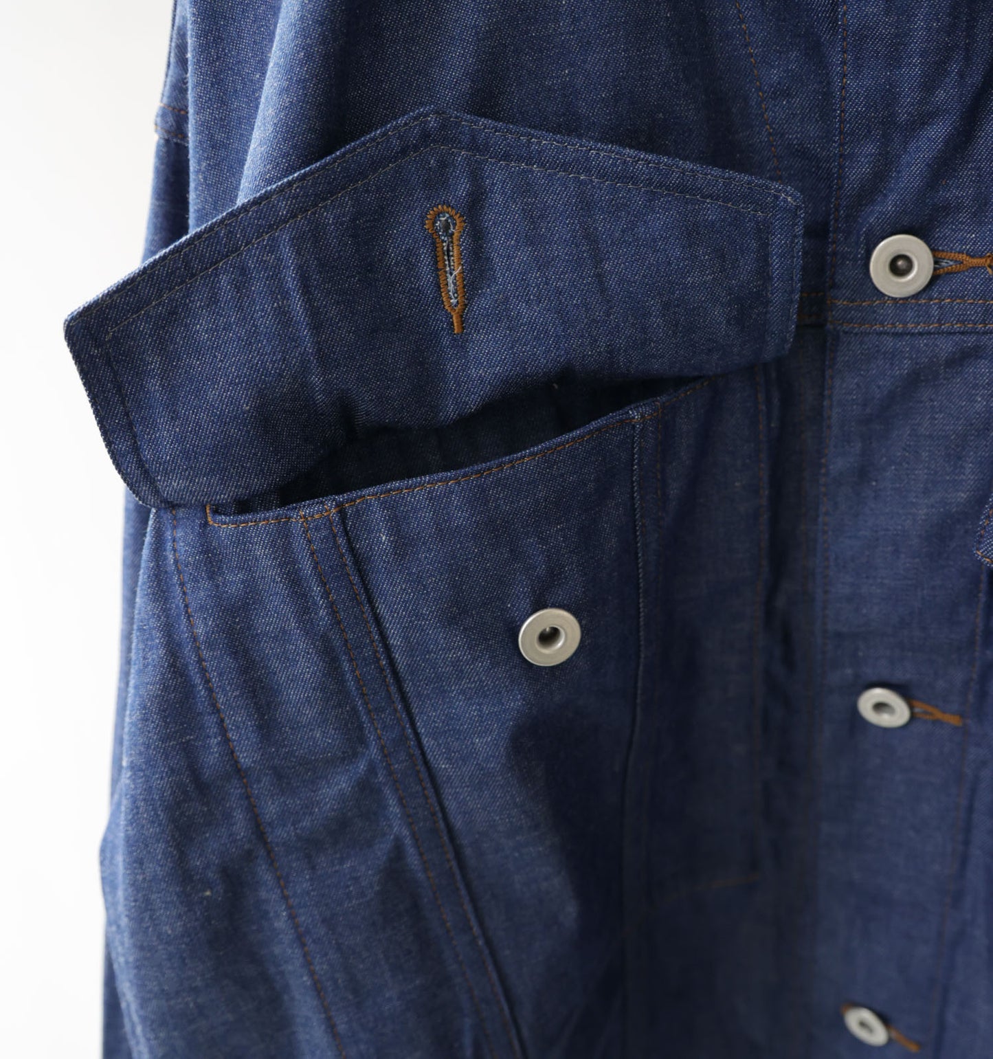 wide denim jacket