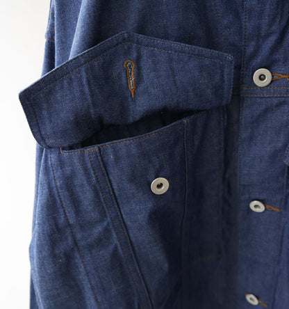 wide denim jacket