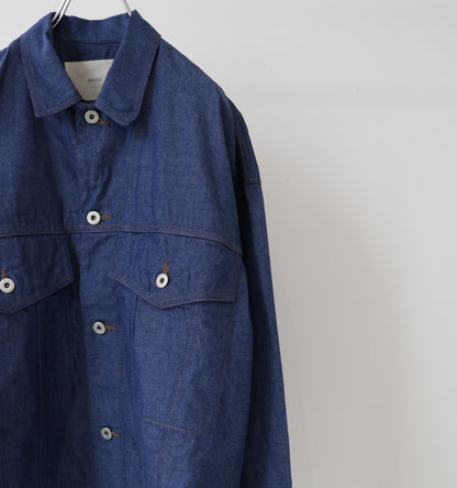 wide denim jacket