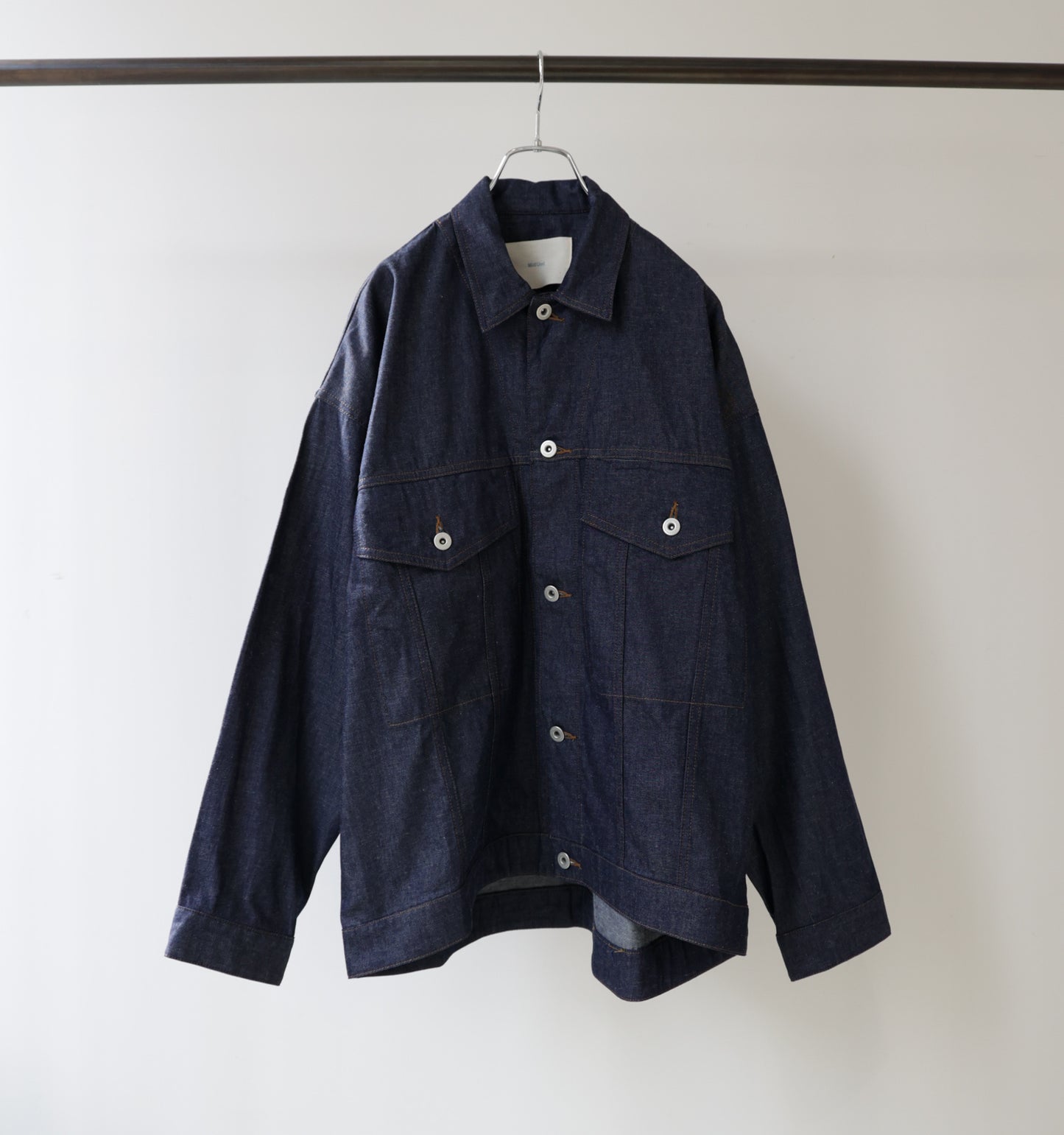 wide denim jacket
