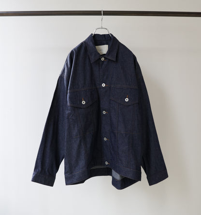 wide denim jacket