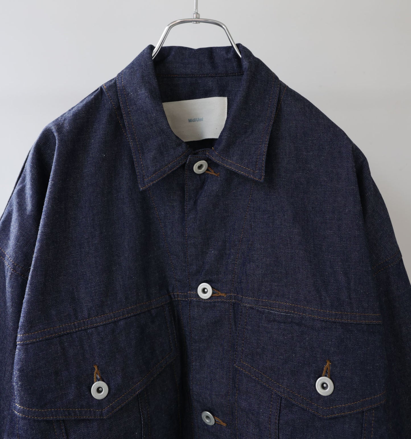 wide denim jacket