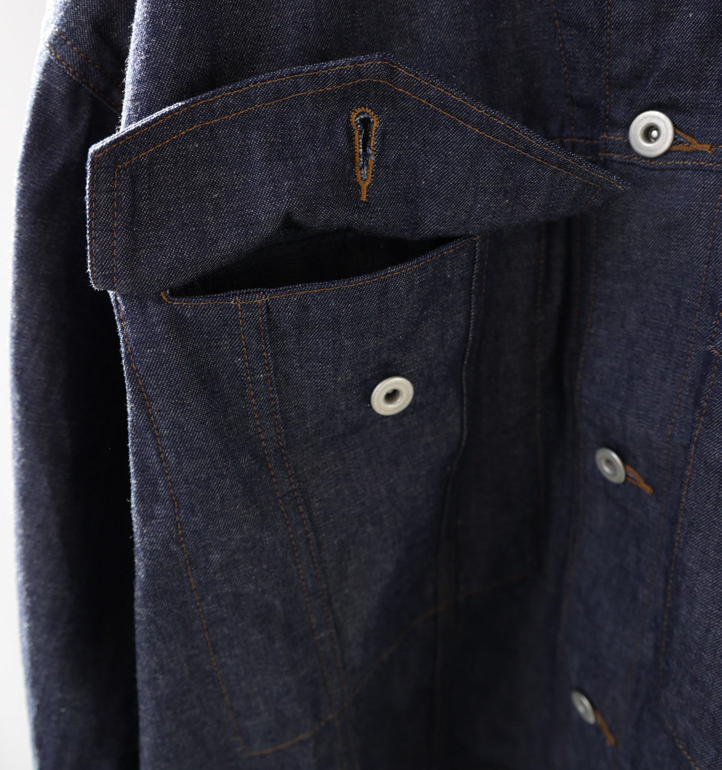 wide denim jacket