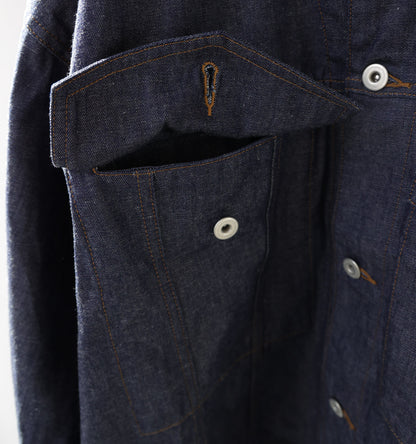 wide denim jacket