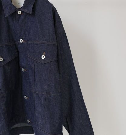 wide denim jacket