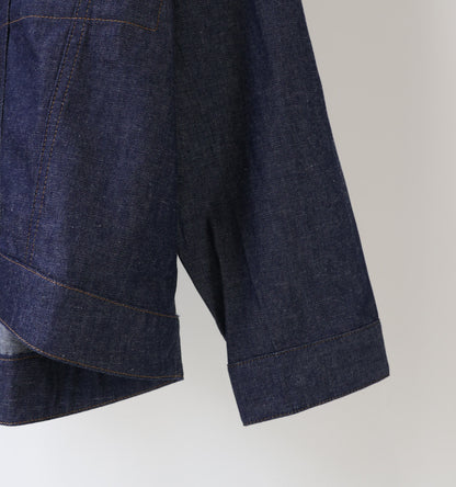 wide denim jacket