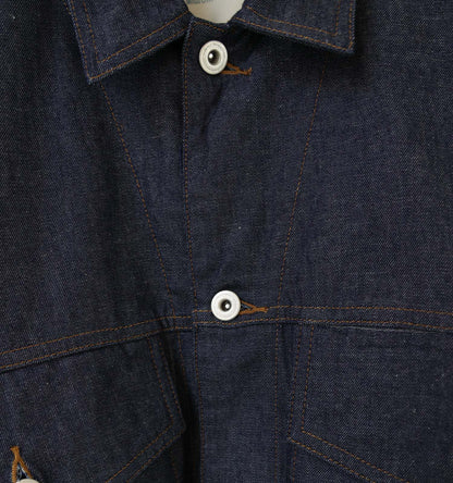 wide denim jacket