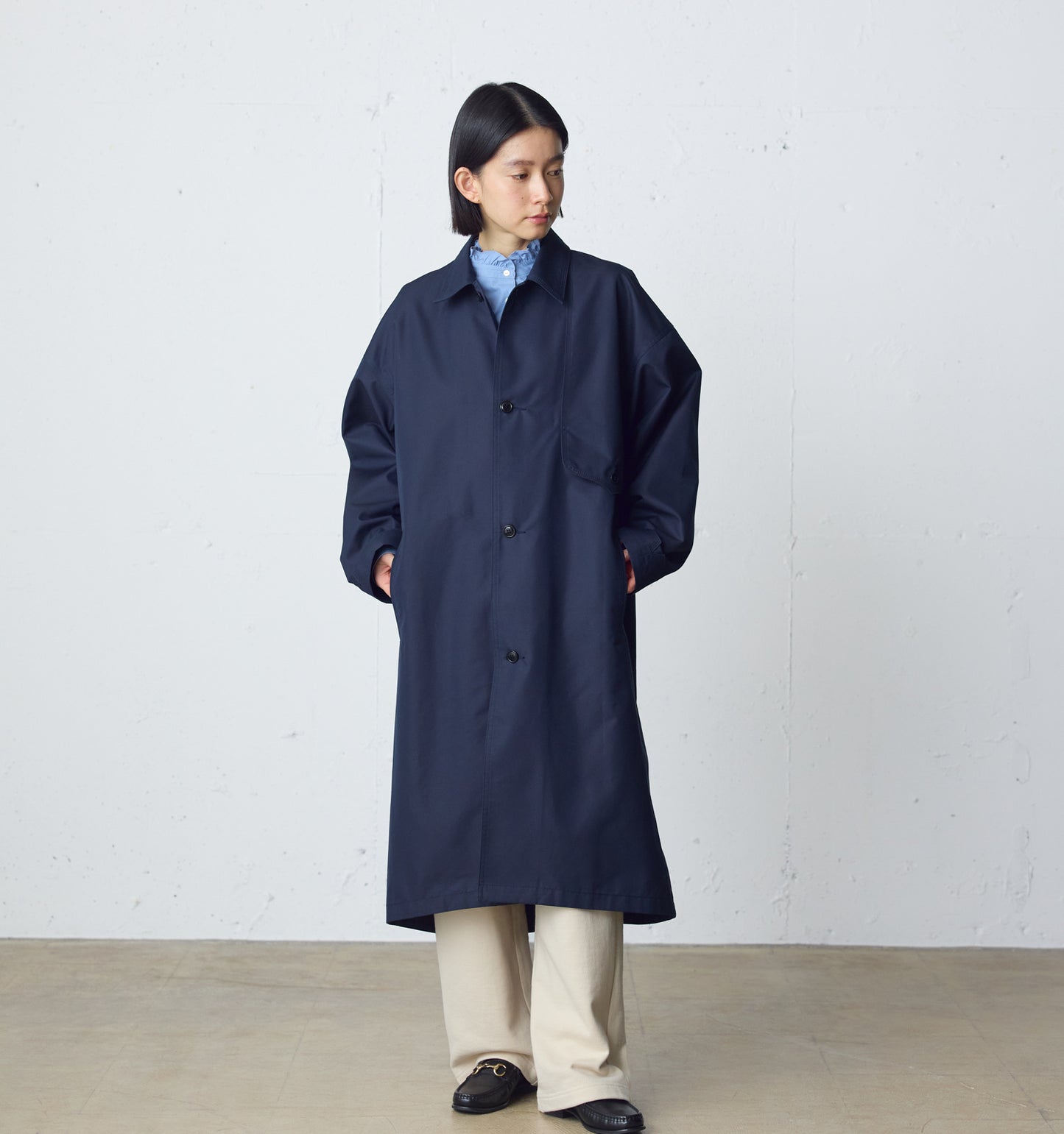 soutien collar coat