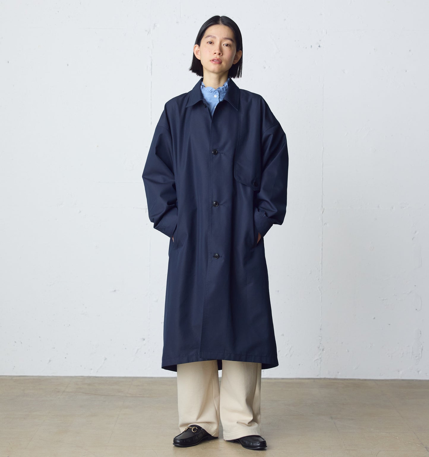 soutien collar coat