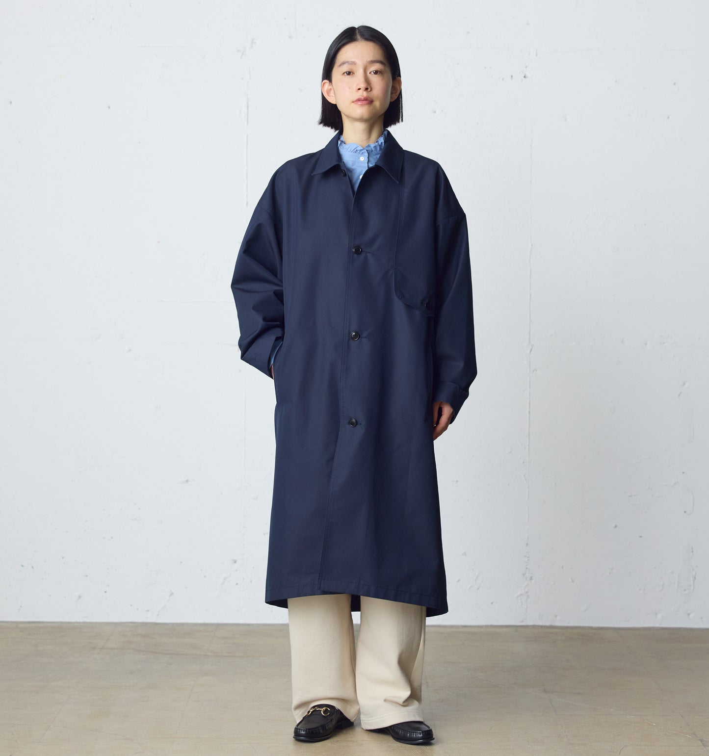 soutien collar coat