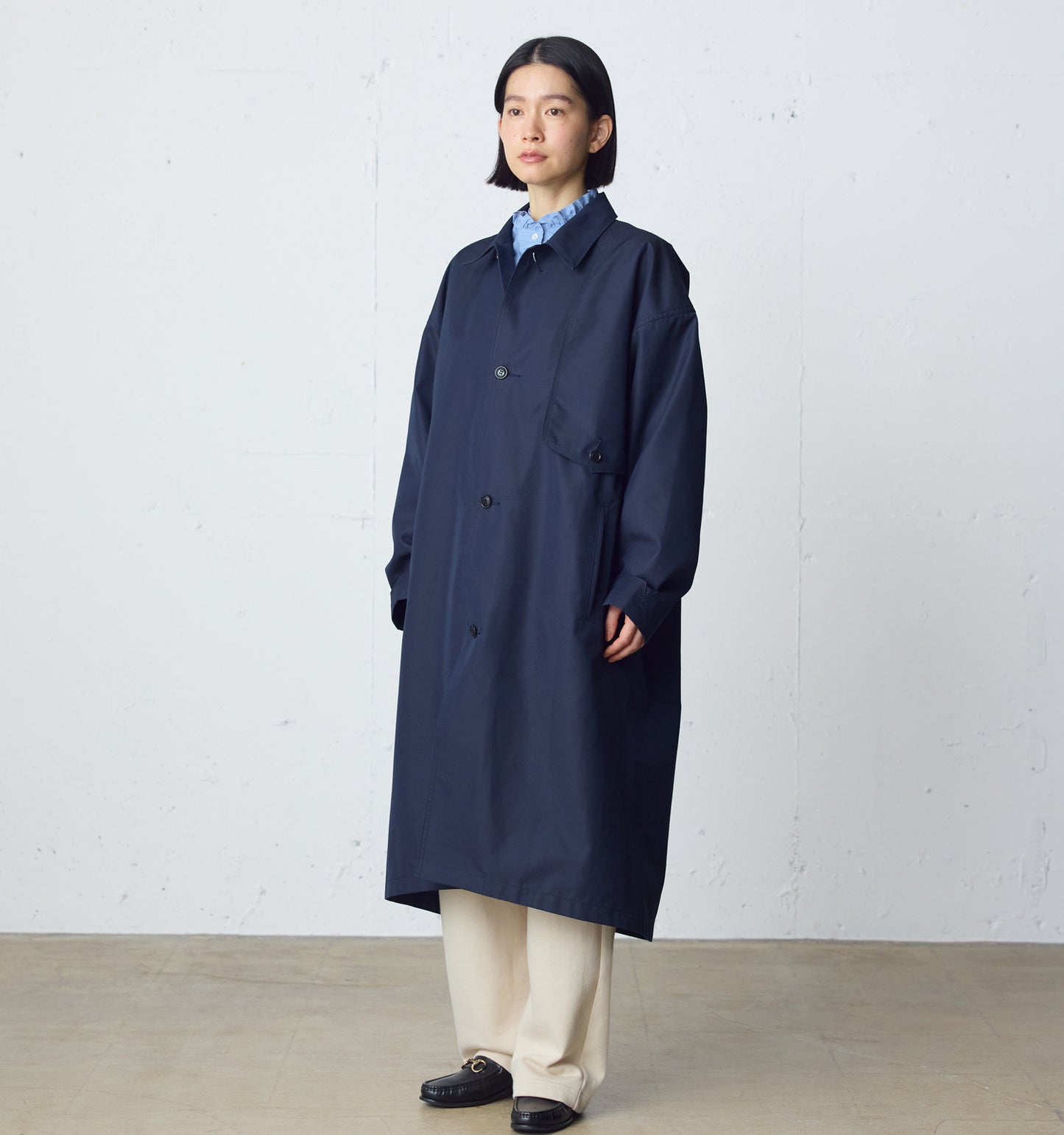 soutien collar coat