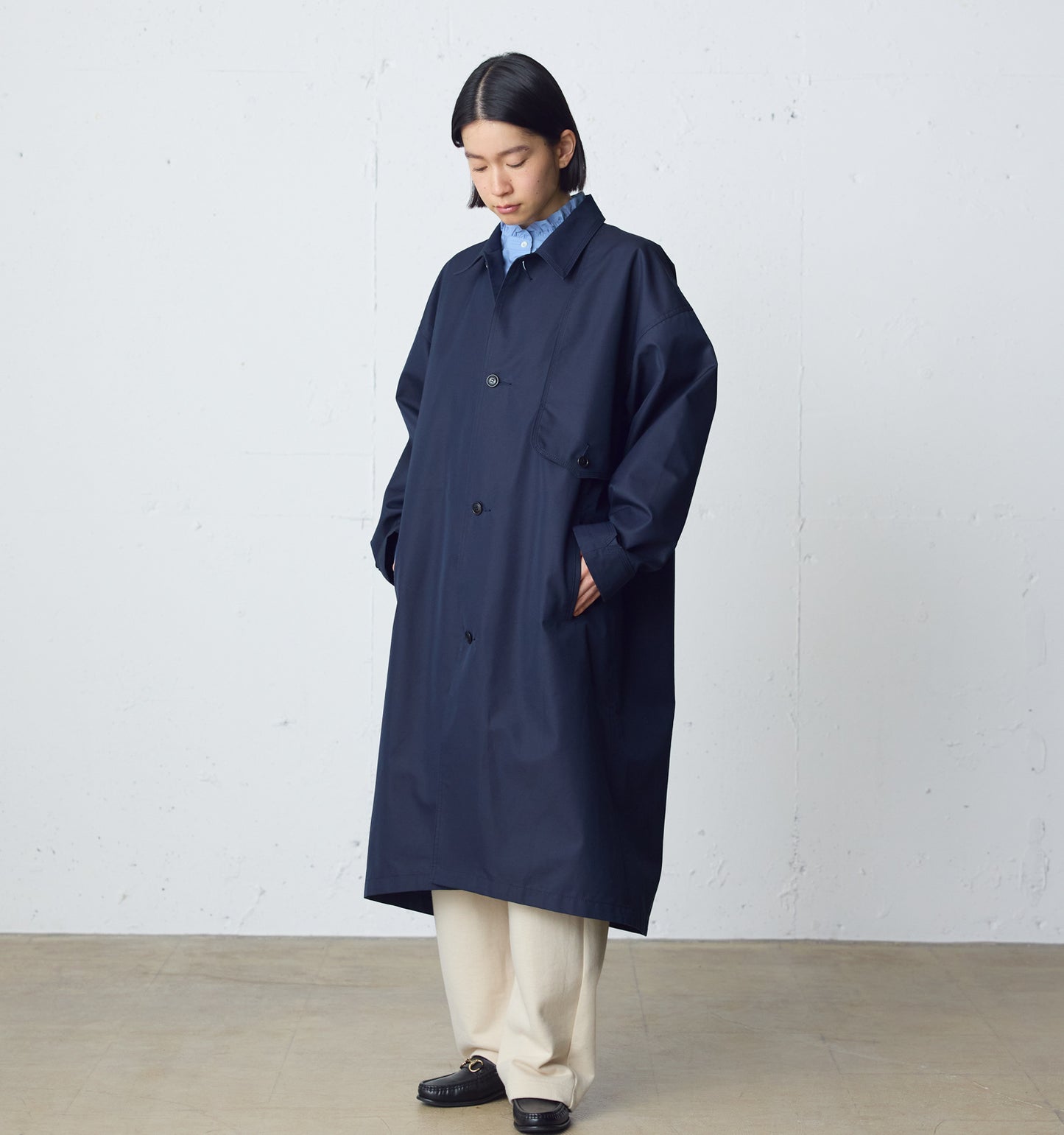soutien collar coat