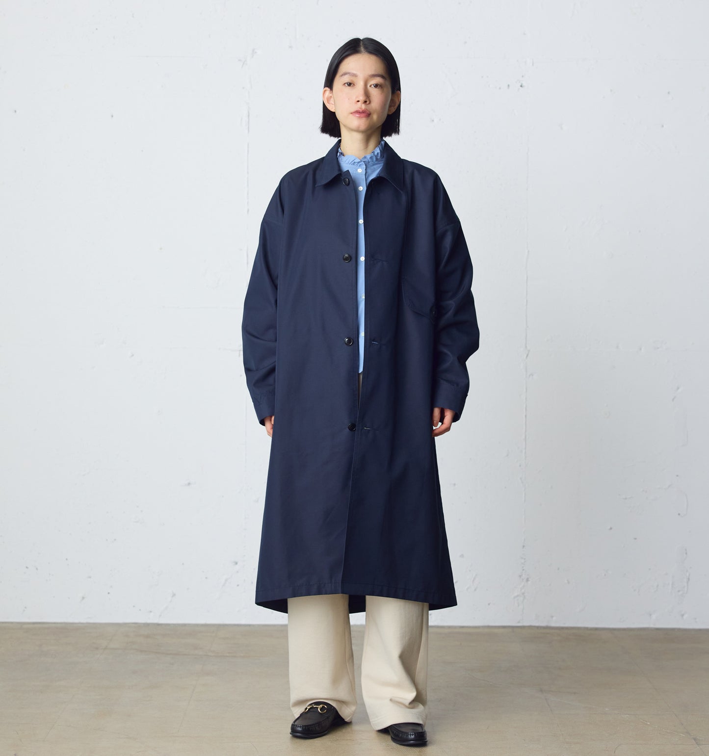 soutien collar coat