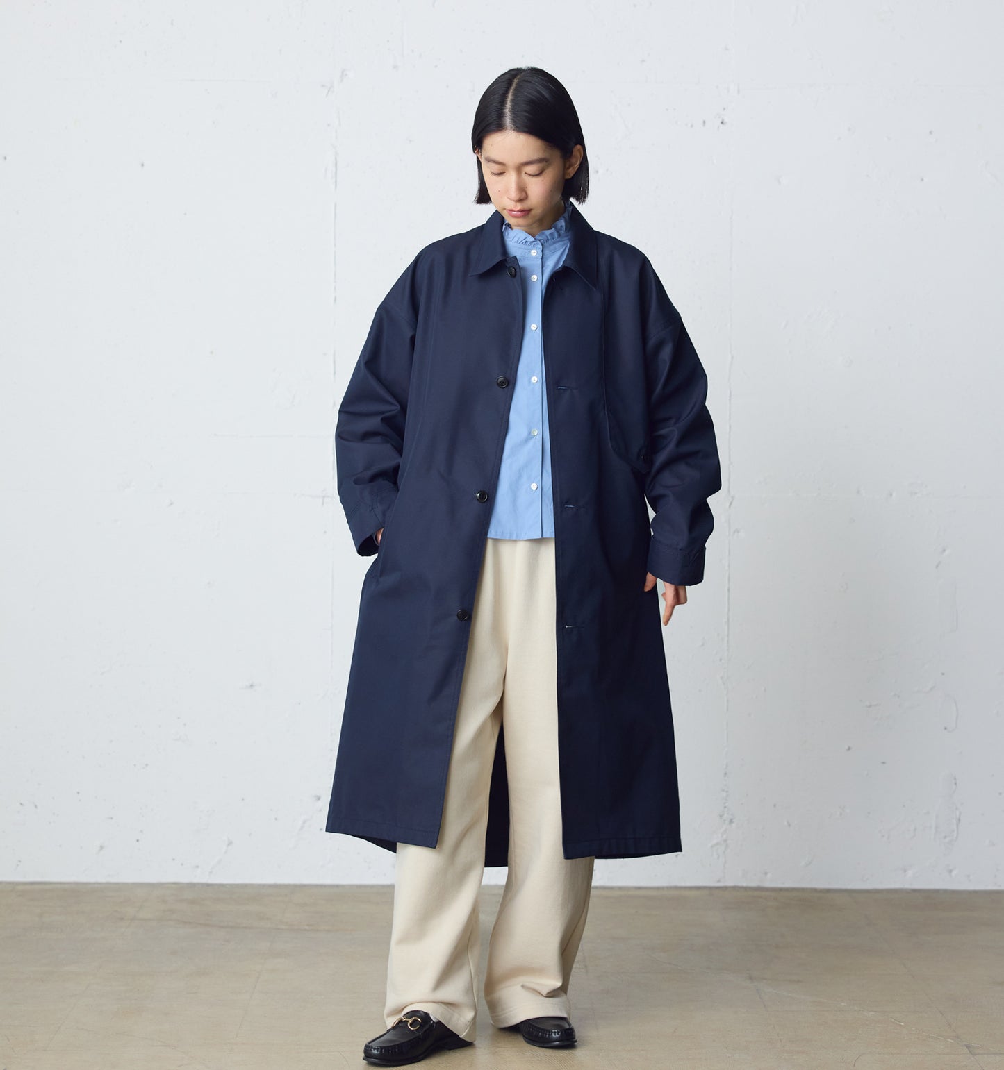 soutien collar coat