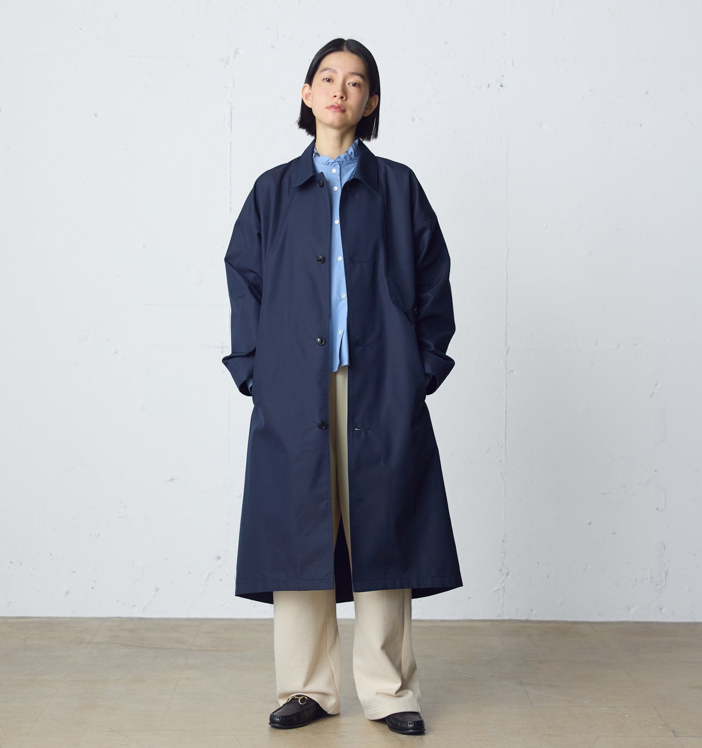 soutien collar coat