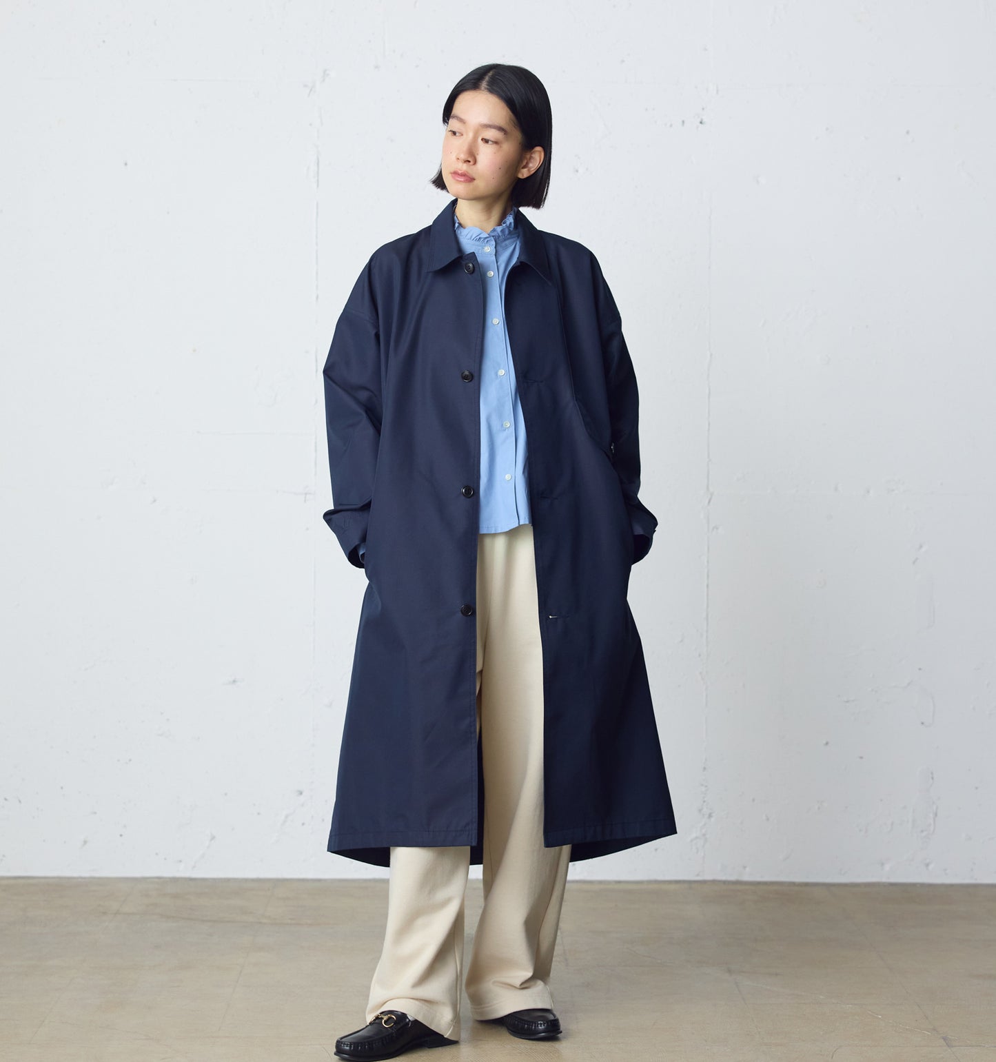 soutien collar coat