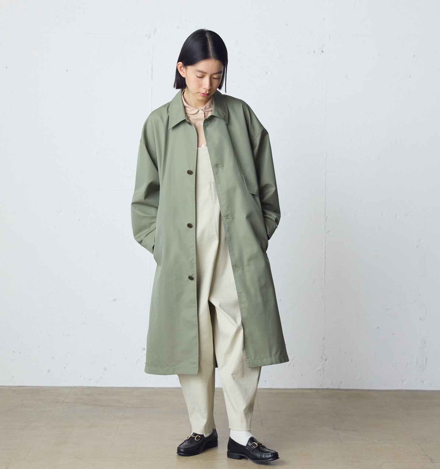 soutien collar coat