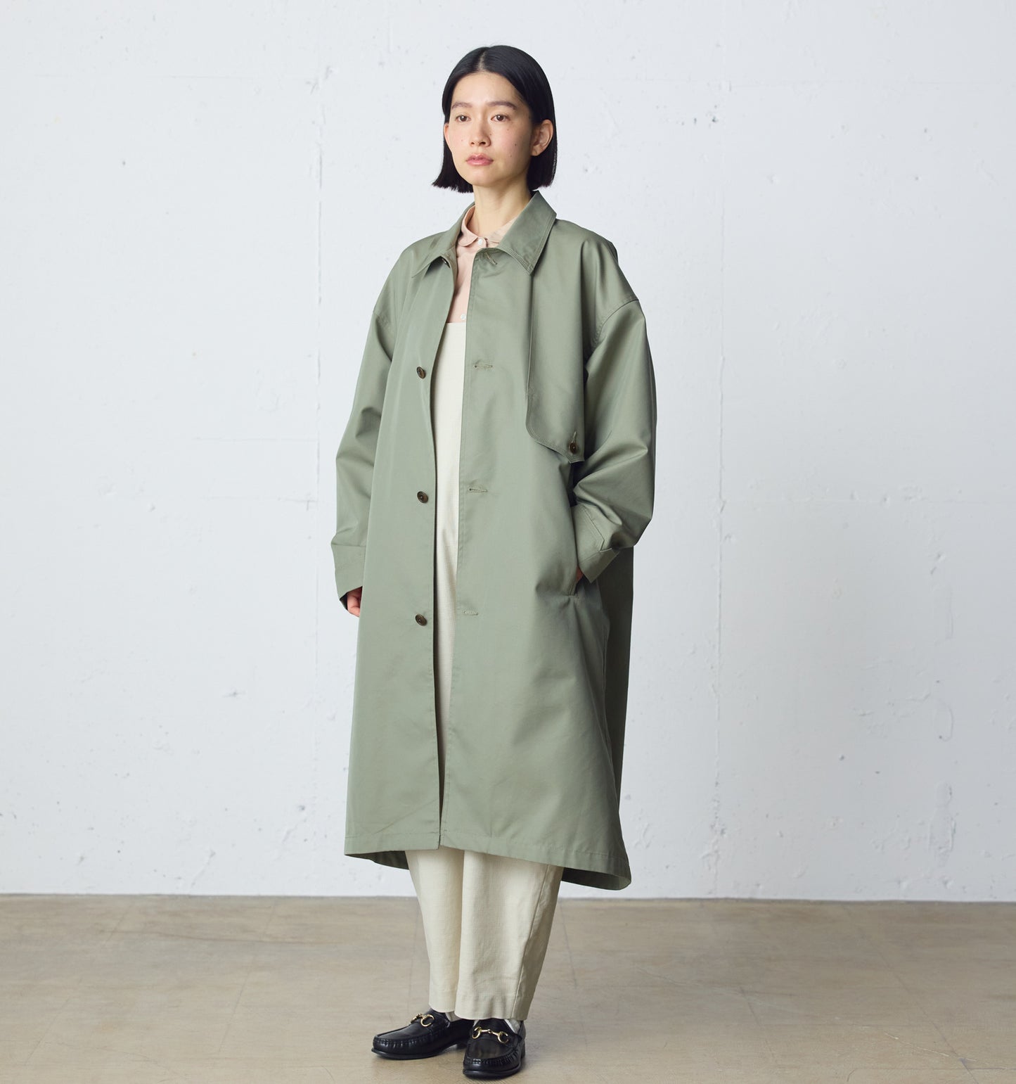 soutien collar coat