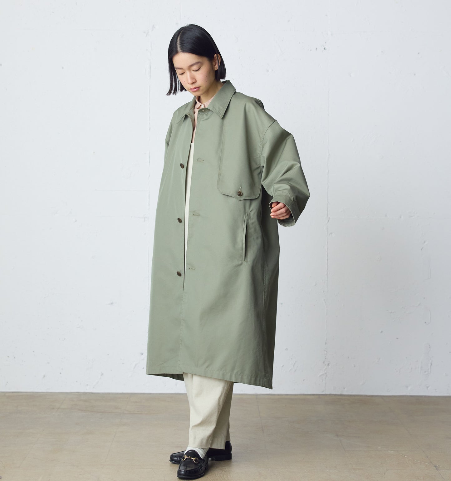 soutien collar coat