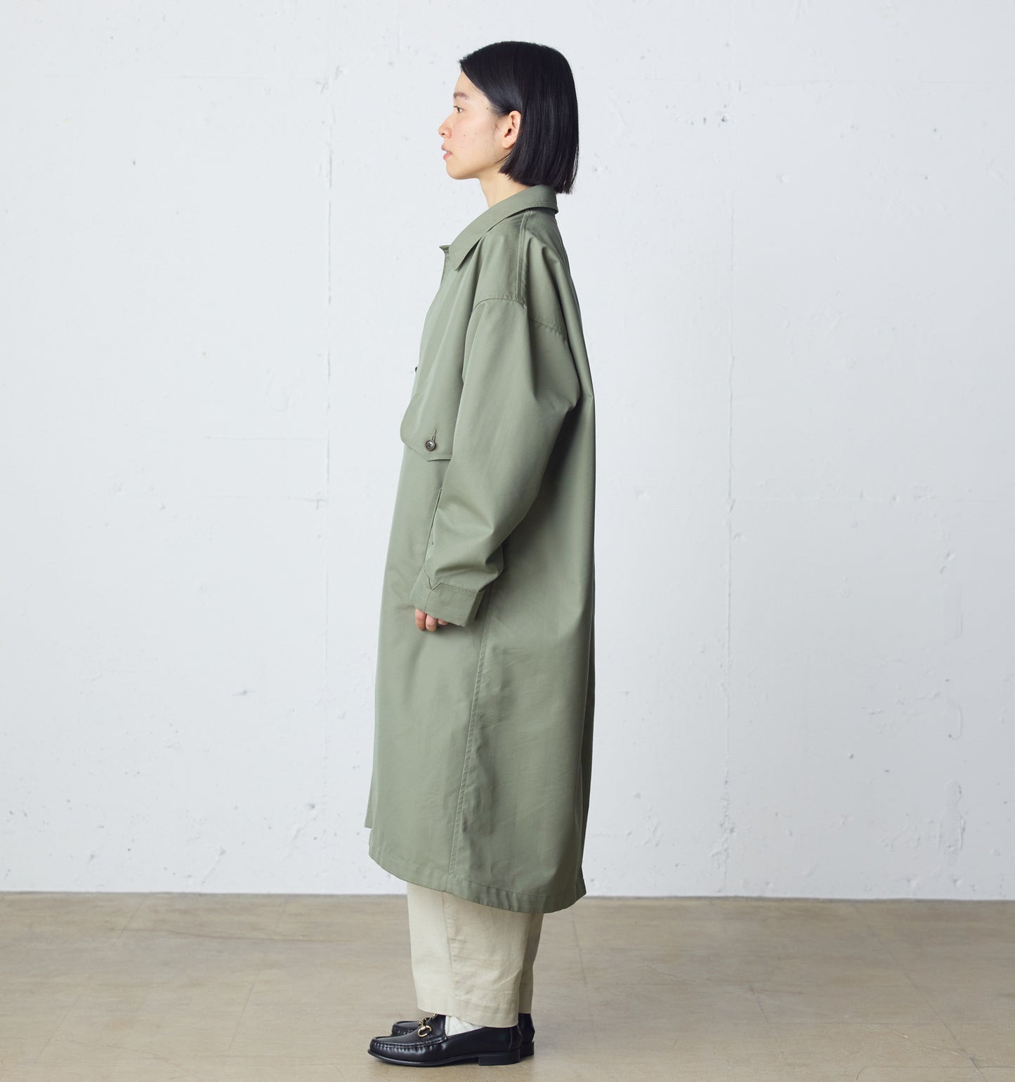 soutien collar coat