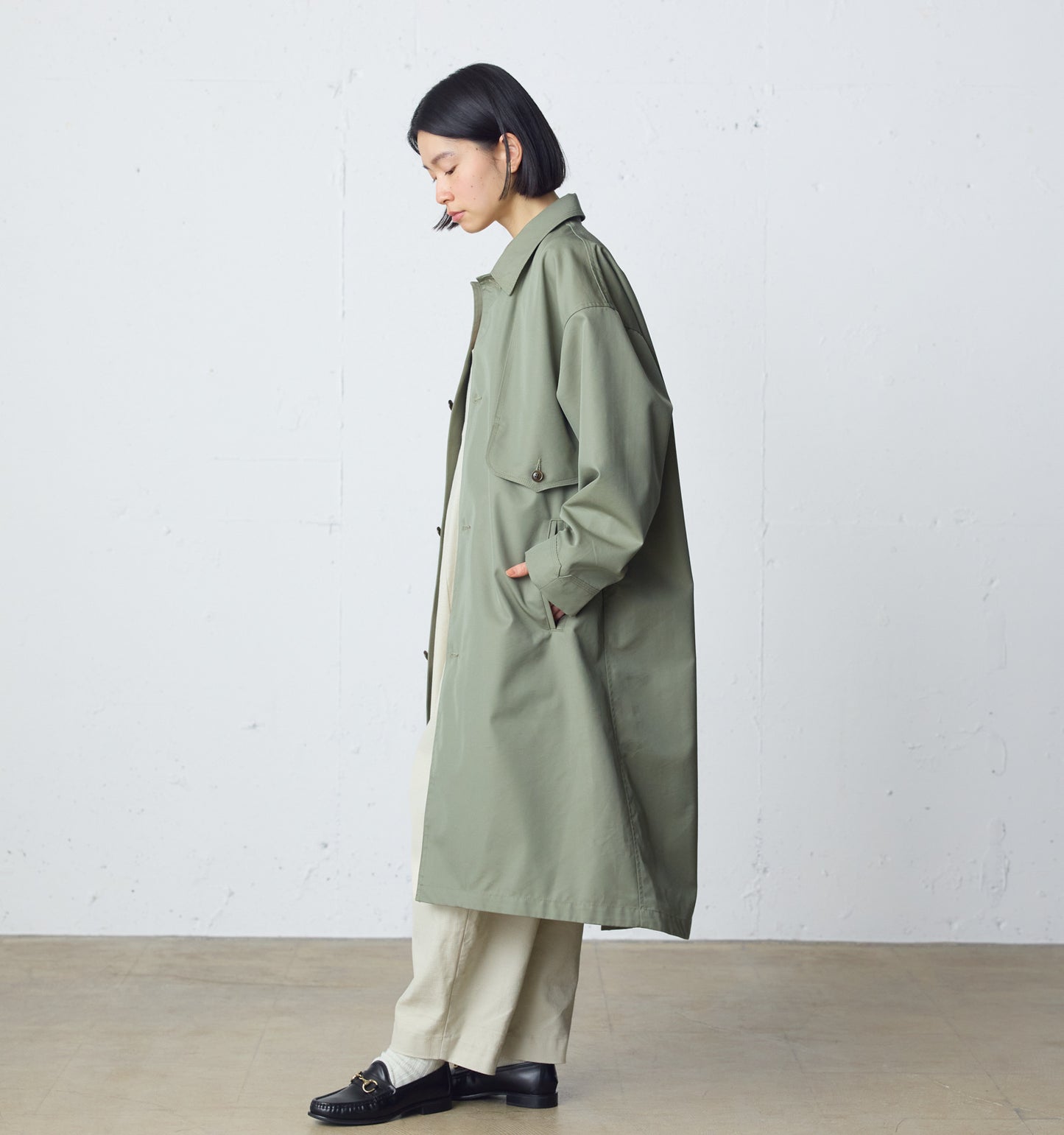 soutien collar coat
