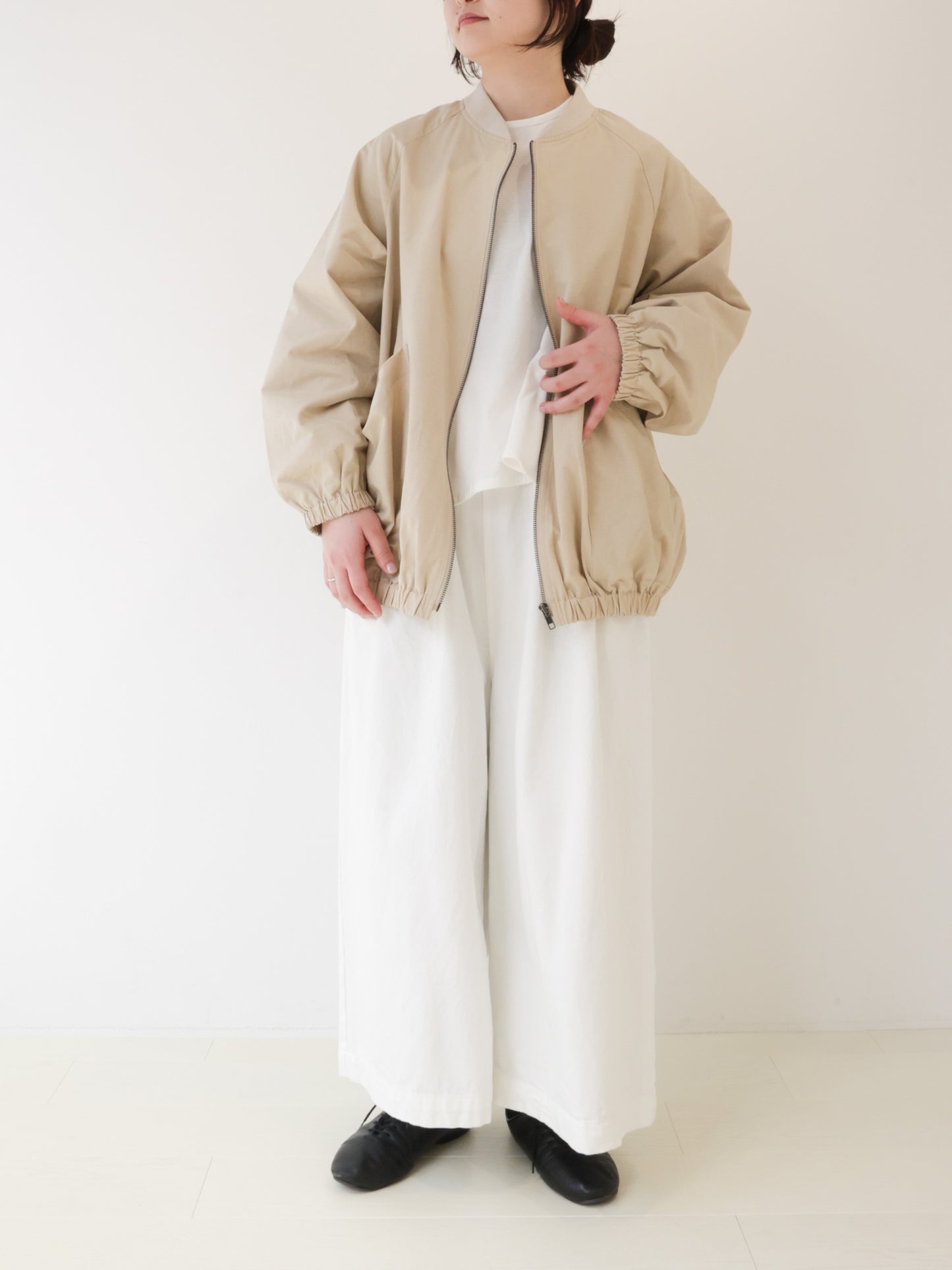 zip blouson