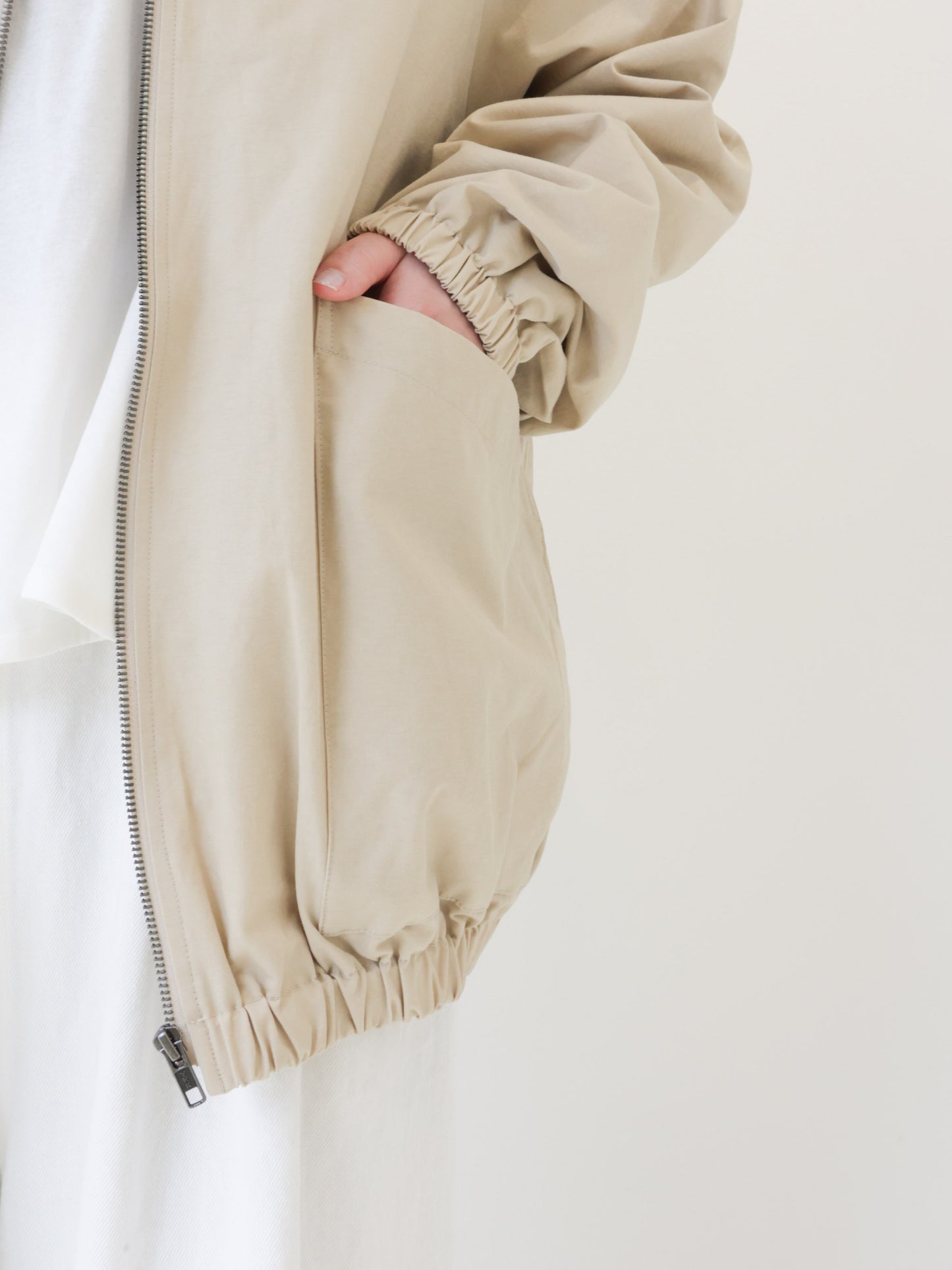 zip blouson