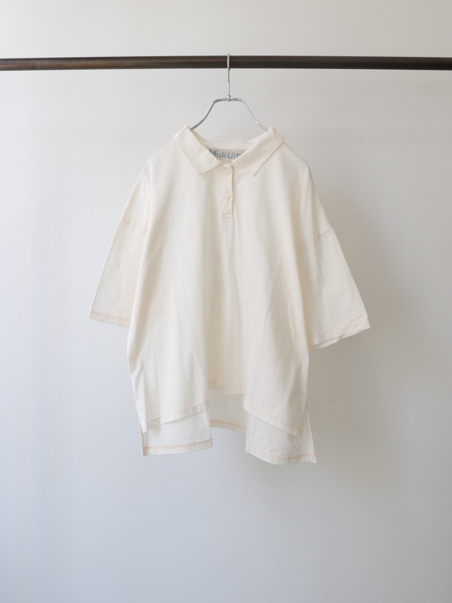 wide polo pullover