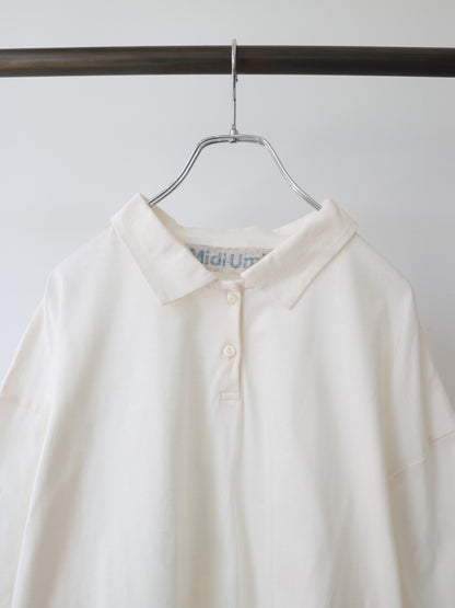 wide polo pullover