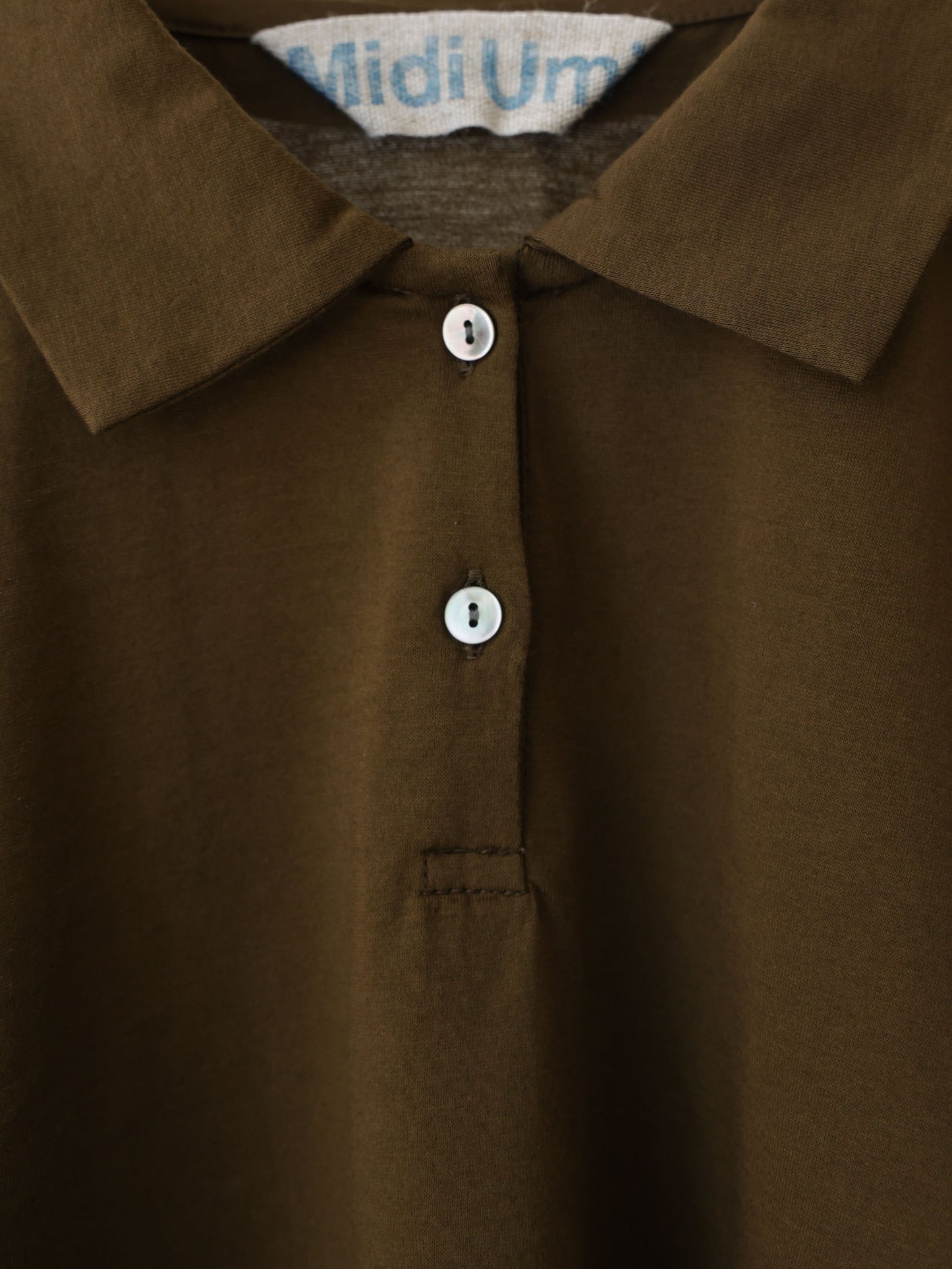wide polo pullover