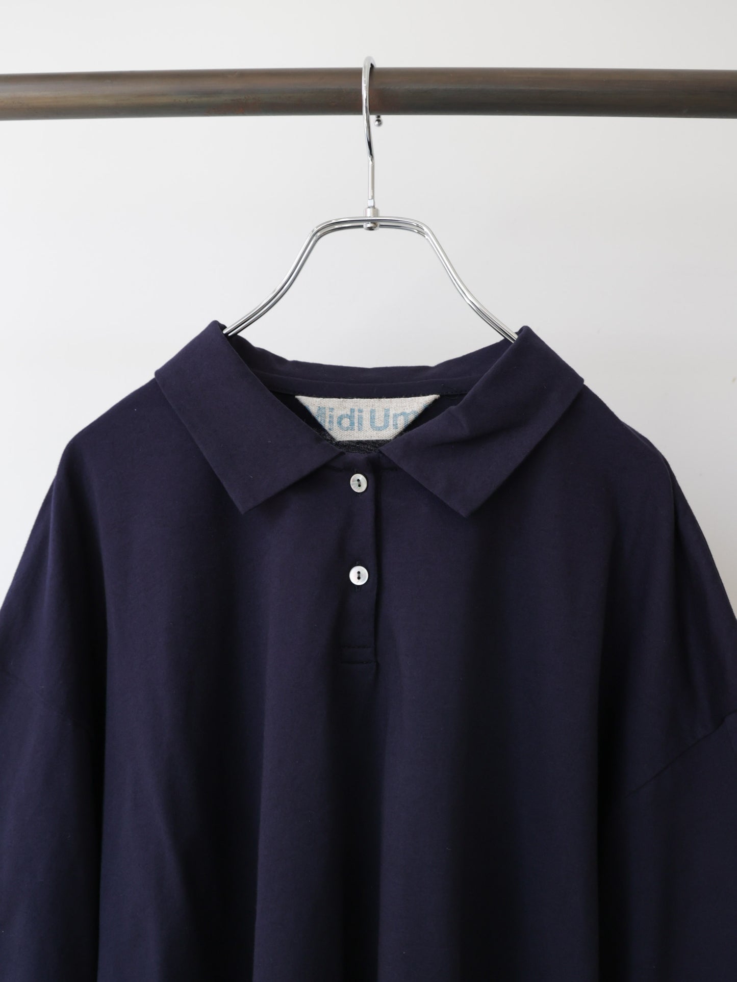 wide polo pullover