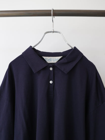 wide polo pullover