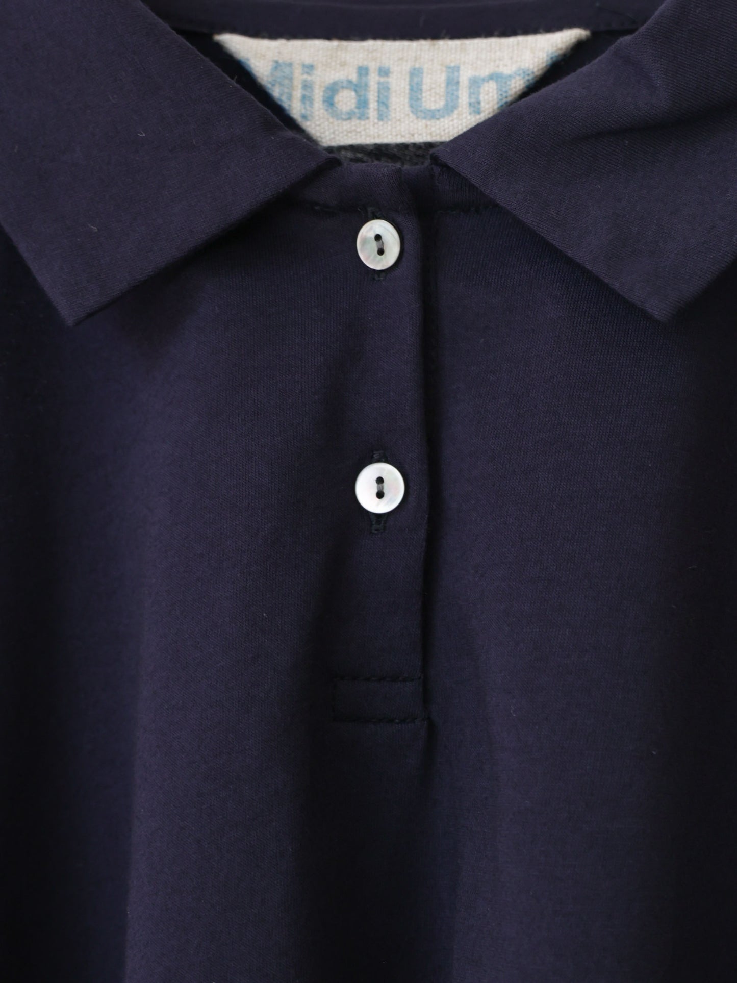 wide polo pullover