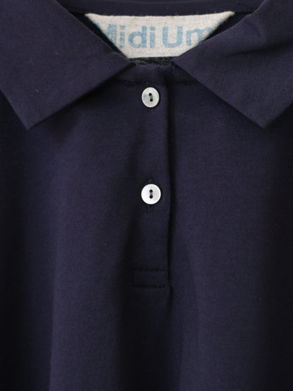 wide polo pullover