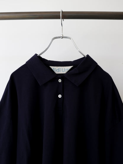wide polo pullover