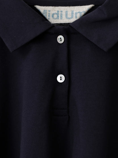 wide polo pullover