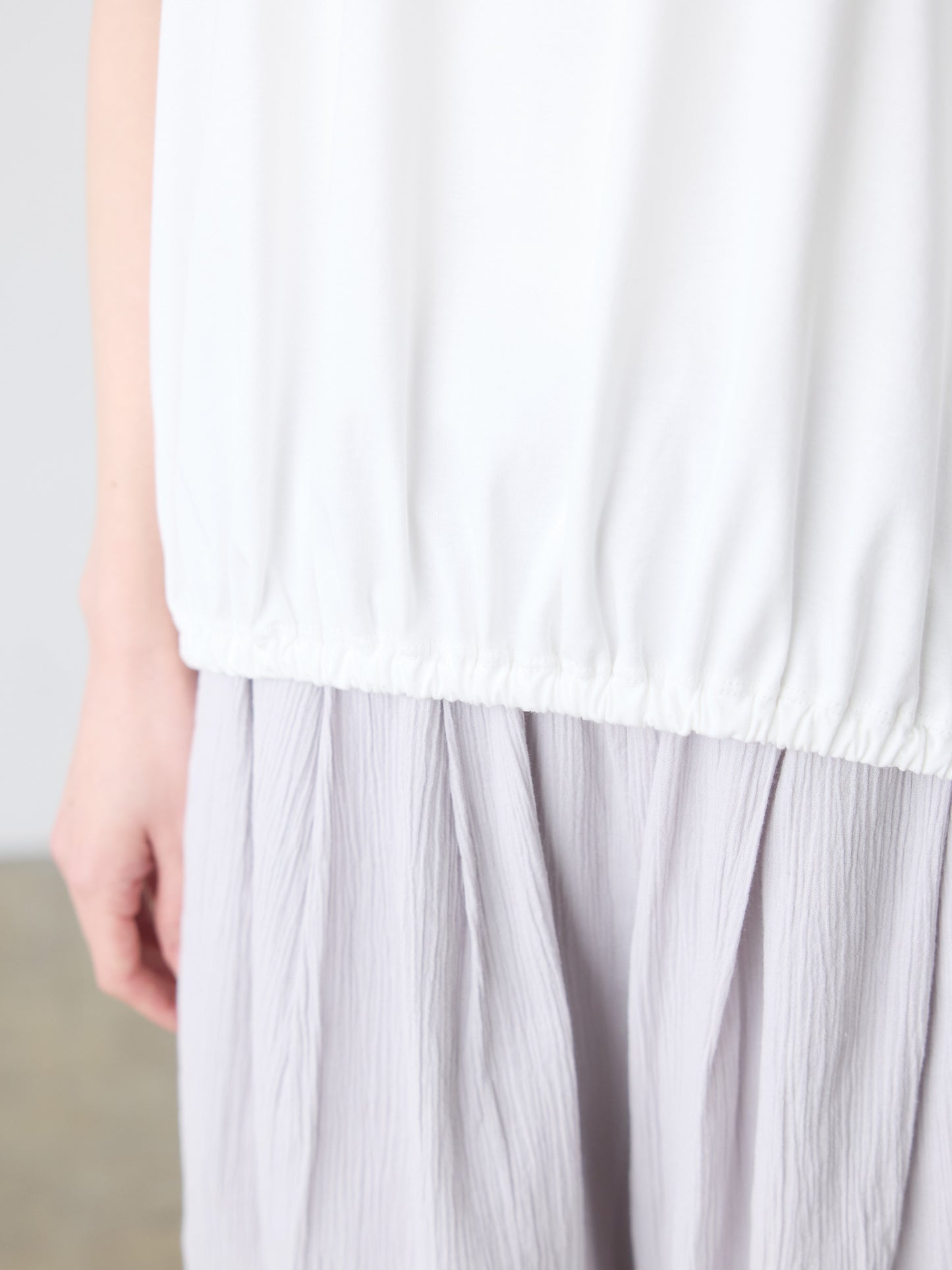 hem gather nosleeve