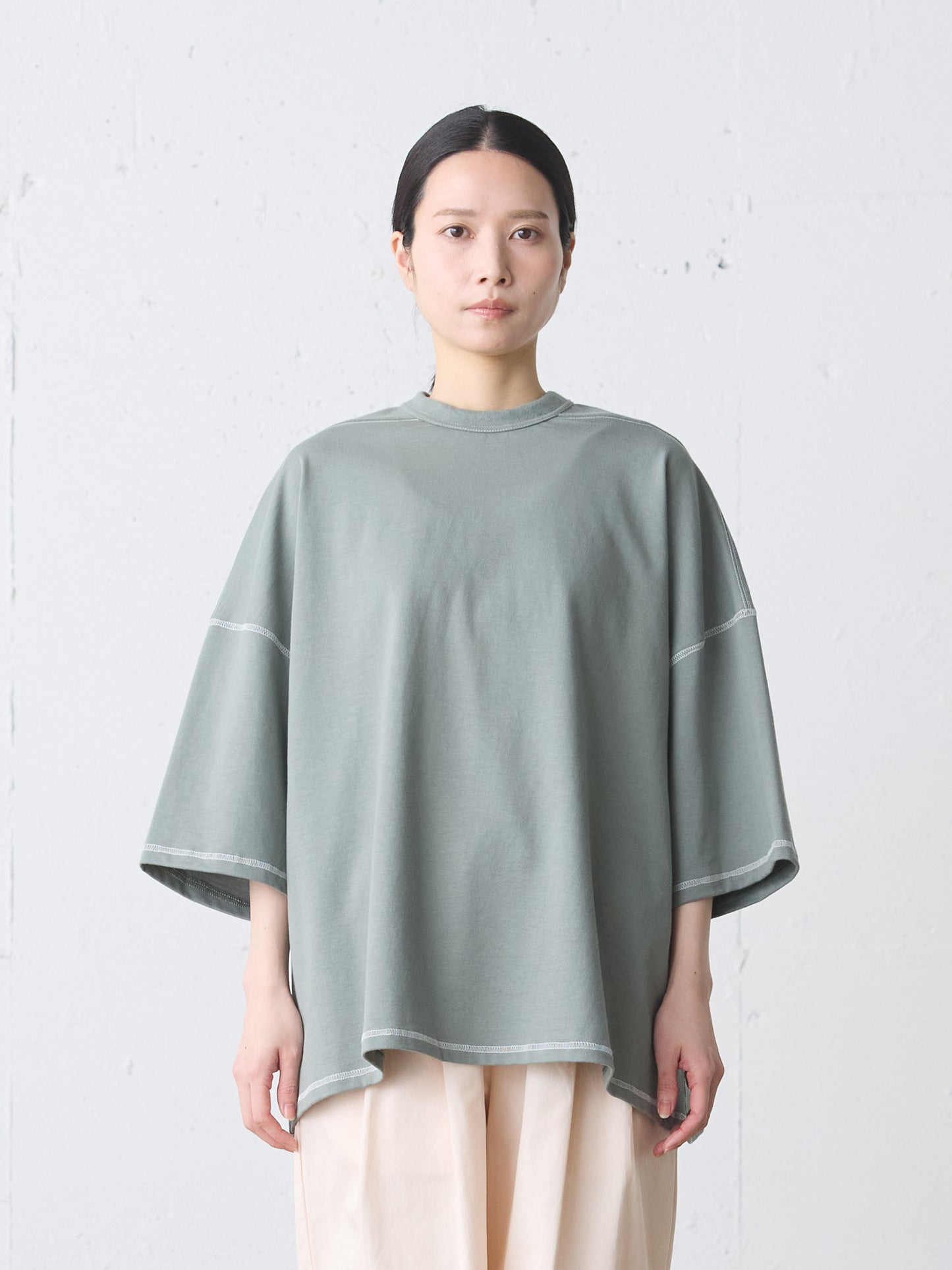 stitch wide pullover