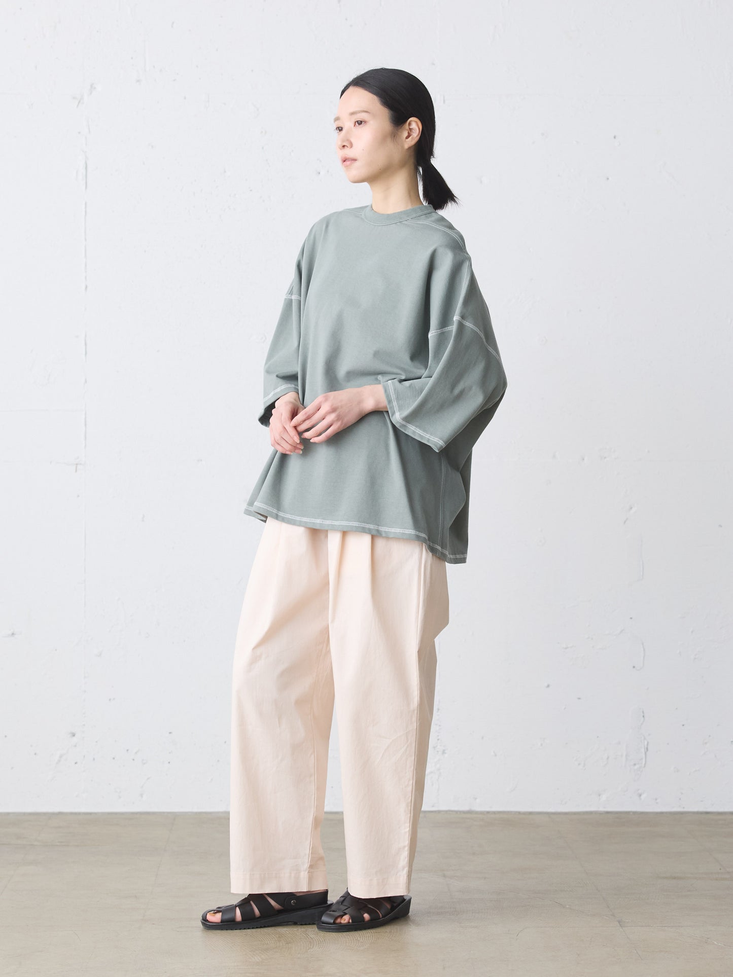 stitch wide pullover